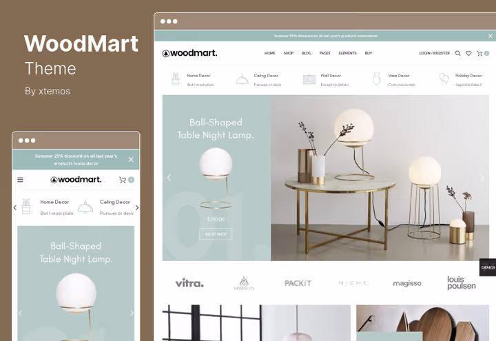WoodMart teema, WooCommerce pood lõputu kerimisega