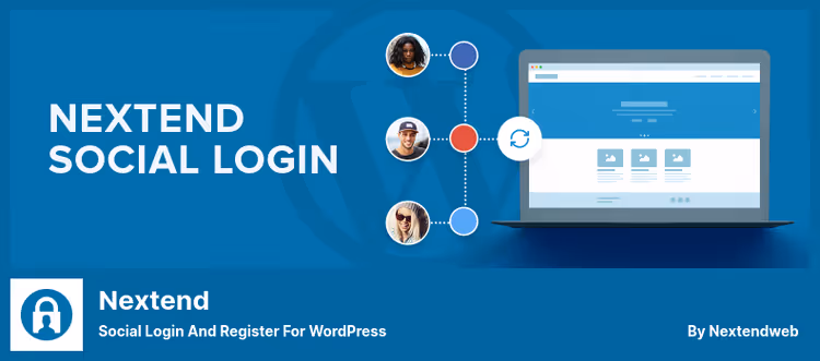 Кнопки входа через соцсети Nextend Social Login на странице логина