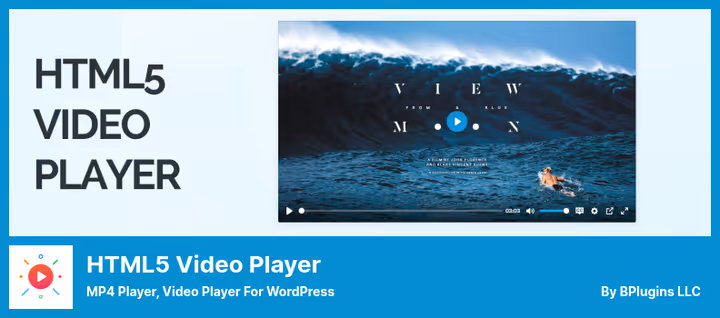 Плеер HTML5 Video Player с плейлистом справа