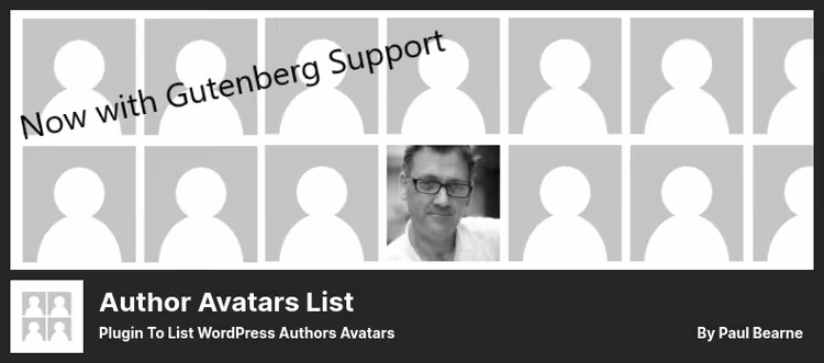 Author Avatars List forfatteravatarliste i WordPress-sidepanelet