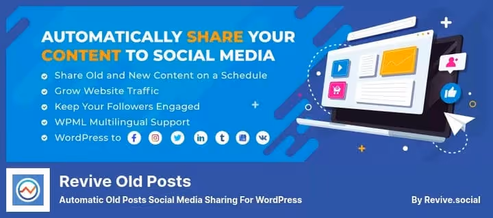 Auto-posting archive posts via Revive Social