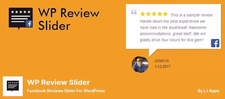 Слайдер відгуків WP Review Slider з налаштуваннями шаблону в адмінці