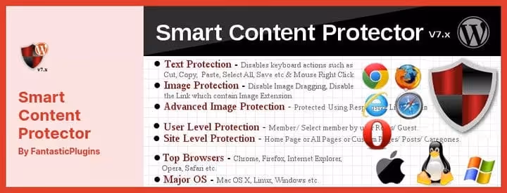 Smart Content Protector pistikprogrammi leht CodeCanyonis