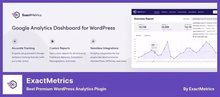 ExactMetrics settings page with tracking type selection