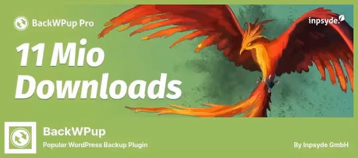 Configurações de agendamento de backup no plugin BackWPup