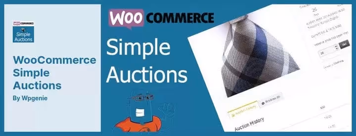 Página de produto do WooCommerce Simple Auctions