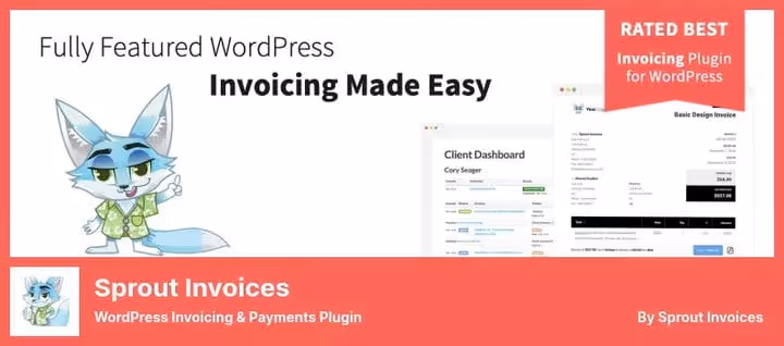 Interface de faturação no Sprout Invoices