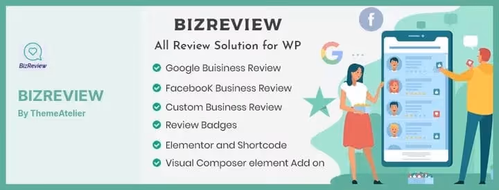 BIZREVIEW plugin for business reviews in WordPress