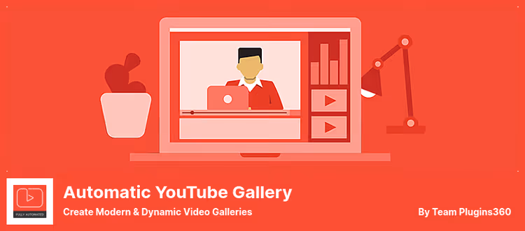 Automatisk YouTube-galleri med designtemaer