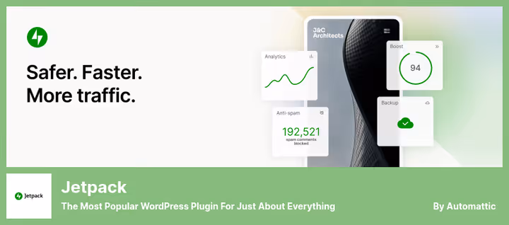 Панель управления Jetpack для WordPress