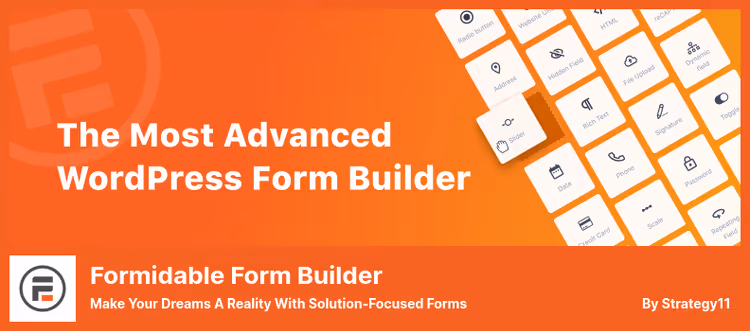 Formidable Forms visual form builder with calculator