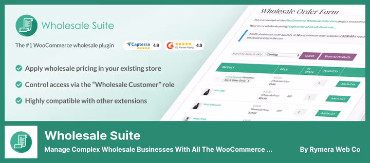 Wholesale Suite wholesale prices and catalog setup