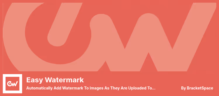 Easy Watermark settings: simultaneously adding image and text watermark