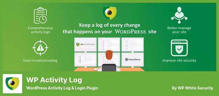 WP Activity Log event log in WordPress admin