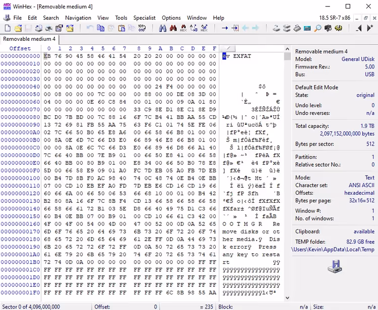Controller firmware analysis, real capacity 32GB