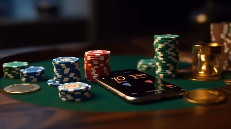 Online casino interface with bonus offers