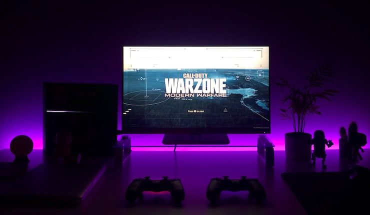 a computer screen with a video game on it