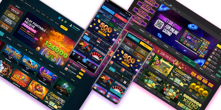 Tableau de bord de la plateforme en marque blanche Inbet Games avec statistiques