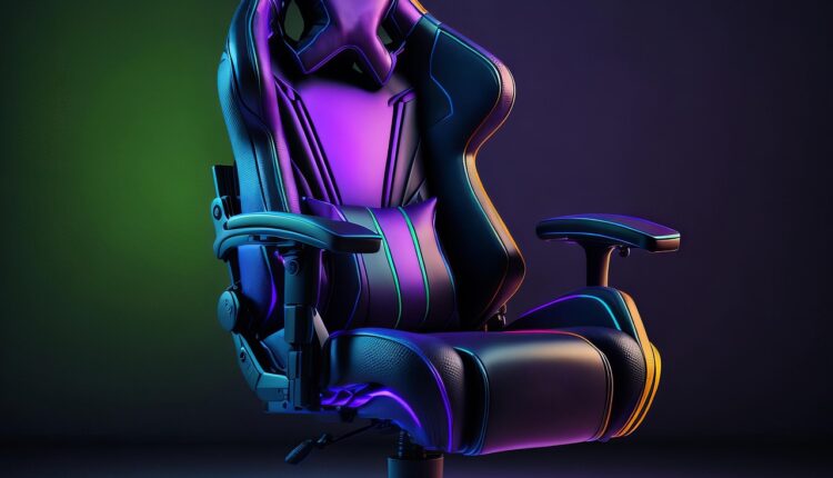 ai generated, gaming chair, chair, rgb, gaming, lights, luxury, office, massage, sci-fi, modern, technology, relax, sit, furniture, arm chair, head rest, glow, gaming chair, gaming chair, gaming chair, gaming chair, gaming chair, gaming