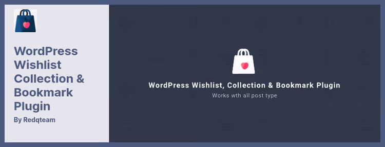 Página de coleção da lista de desejos do WooCommerce com produtos