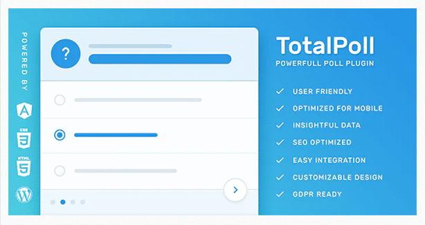 TotalPoll Pro WordPress плагин для опросов