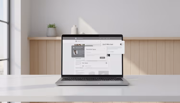 Exempel på godkända popup-fönster enligt Google