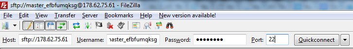 вход в filezilla